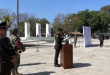 Toma Posesión el nuevo comandante de la 86 batallón de infantería de Acaponeta