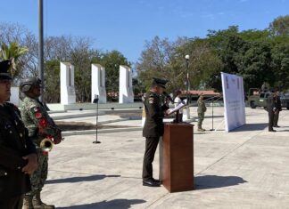 Toma Posesión el nuevo comandante de la 86 batallón de infantería de Acaponeta