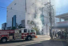 Sujetos armados balean clínica privada e incendian vehículo en Culiacán, Sinaloa