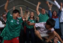 Sheinbaum celebra los goles de la selección de manera efusiva