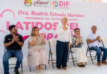 Beatriz Estrada dispersa apoyos a familia de Las Varas