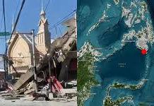 Terremoto de magnitud 7.8 sacude Filipinas y activa alerta de tsunami en el Pacífico