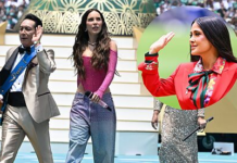 Acusan a Salma Hayek de tener “mala actitud” con Belinda durante la inauguración del Mundial 2026