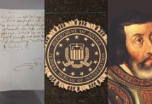 FBI devuelve a México documento firmado por Hernán Cortés robado hace más de 30 años