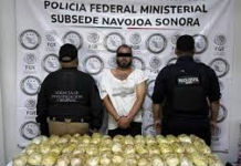 Detienen a hombre con más de 21 kilos de metanfetamina en Huatabampo