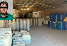 Decomisan 24 mil 400 litros de metanfetamina líquida en Los Mochis; es el mayor aseguramiento de la actual administración