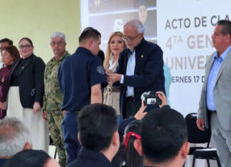 MANQ y Beatriz Estrada encabezan graduación de nuevos agentes de seguridad