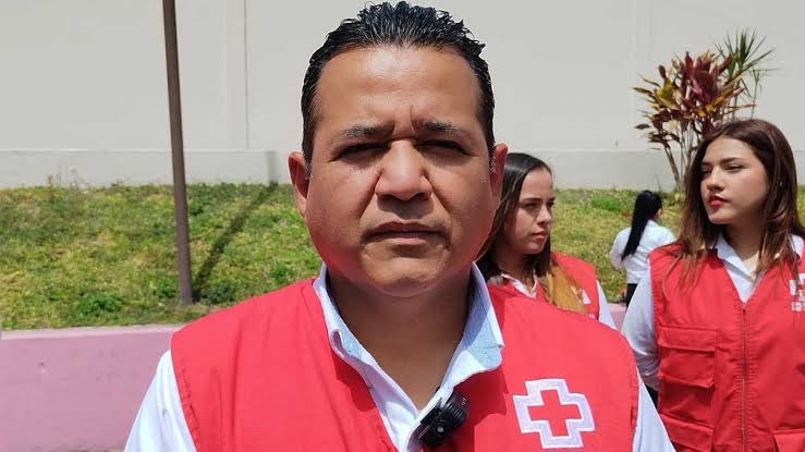 Delegado estatal de la Cruz Roja Mexicana en Nayarit, Porfirio Martínez Campos