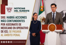 SRE emprenderá acciones penales por muerte de mexicano en operativo de ICE