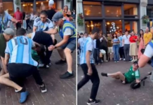 Aficionados argentinos agreden a un mexicano en Seattle; el ataque quedó captado en video