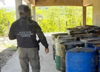 FGR asegura precursores químicos valuados en 60 millones de dólares en Tamazula, Durango