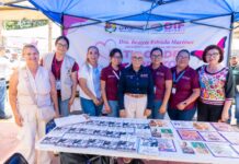 Beatriz Estrada acerca servicios y apoyos a las familias de El Ahuacate