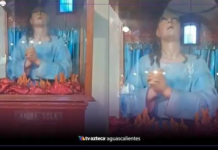¿Milagro o ilusión? Captan a figura religiosa moviendo la boca durante una misa en CDMX
