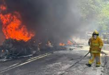 Explosión de pipa de gas en Cuernavaca deja 21 heridos y daños en al menos 35 viviendas