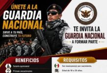 Gobierno de Acaponeta te invita a unirte a la Guardia Nacional