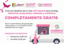 DIF ayuda a quienes más lo necesitan con pacientes en el IMSS de Tepic