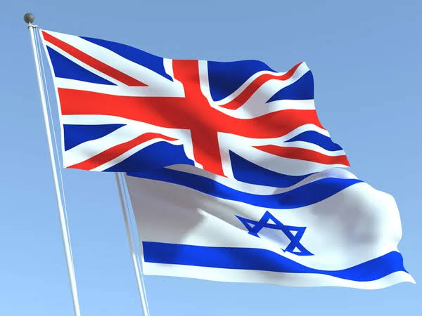 banderas israel inglaterra