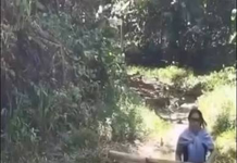 Mujer descubre a su esposo con su amante en un río y desata pelea que se vuelve viral