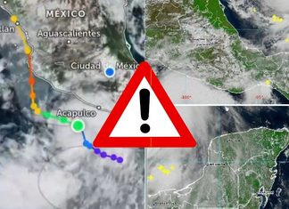 SMN mantiene vigilancia sobre tres ciclones; Simón podría impactar Jalisco como categoría 4